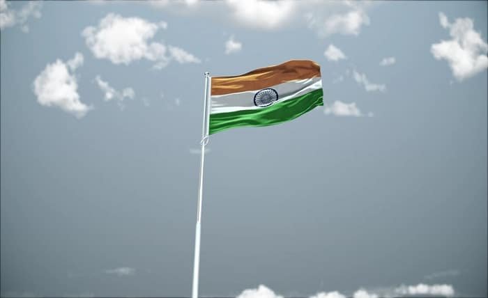 india flag waver