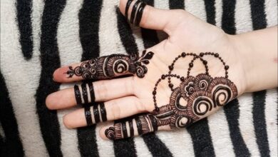 aesthetic mehndi design