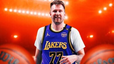 luka lakers jersey