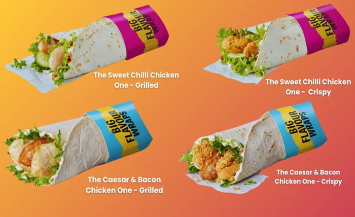 mcdonald's wrap of the day